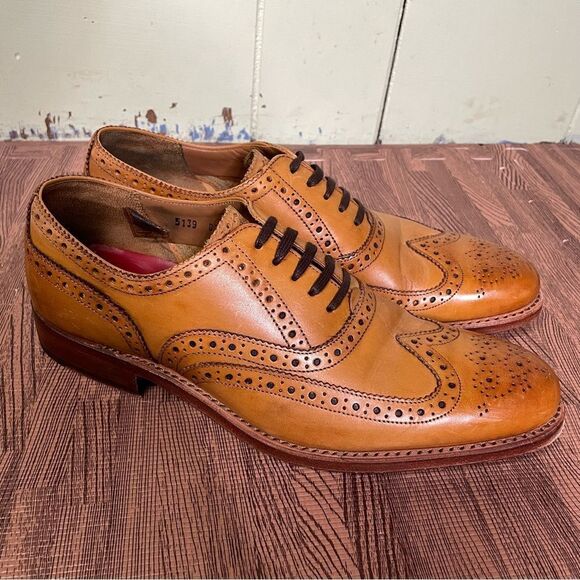 Grenson Dylan Wing Tip Oxford Brogue Leather Goodyear Welted Men’s UK 6.5 US 7.5